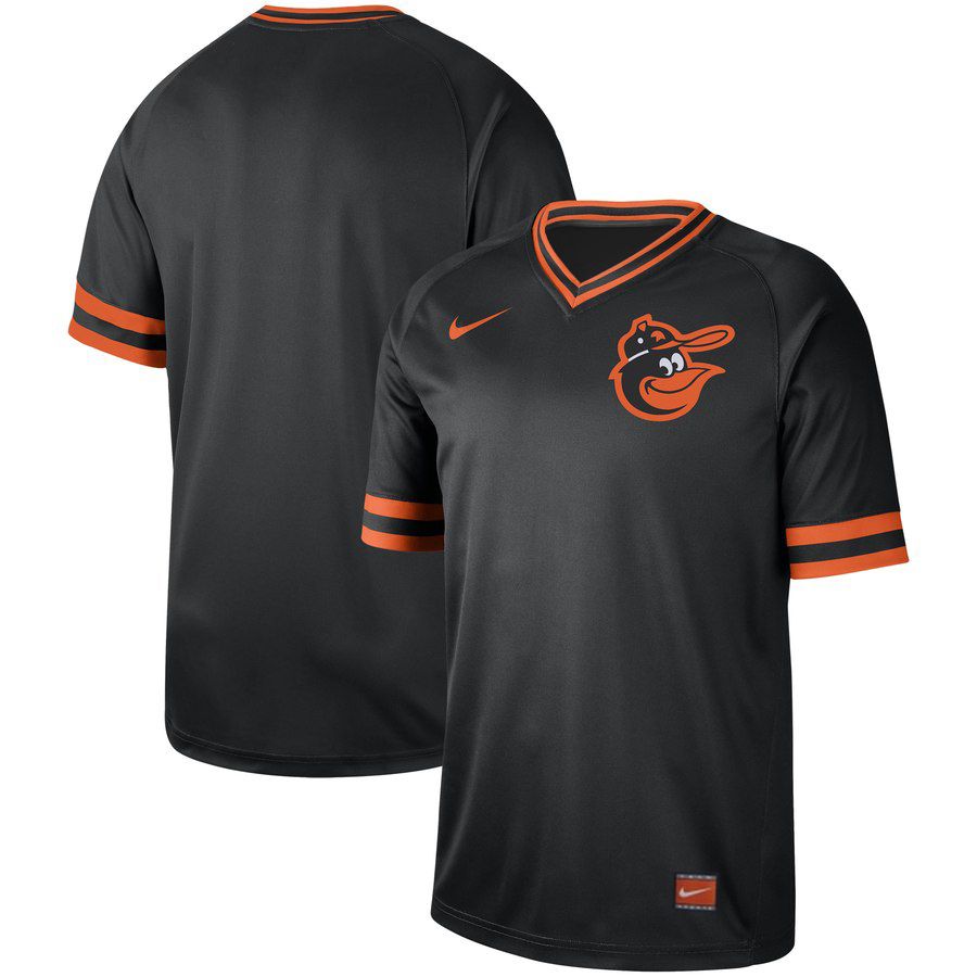 2019 Men MLB Baltimore Orioles blank black Nike Cooperstown Collection Jerseys->baltimore orioles->MLB Jersey